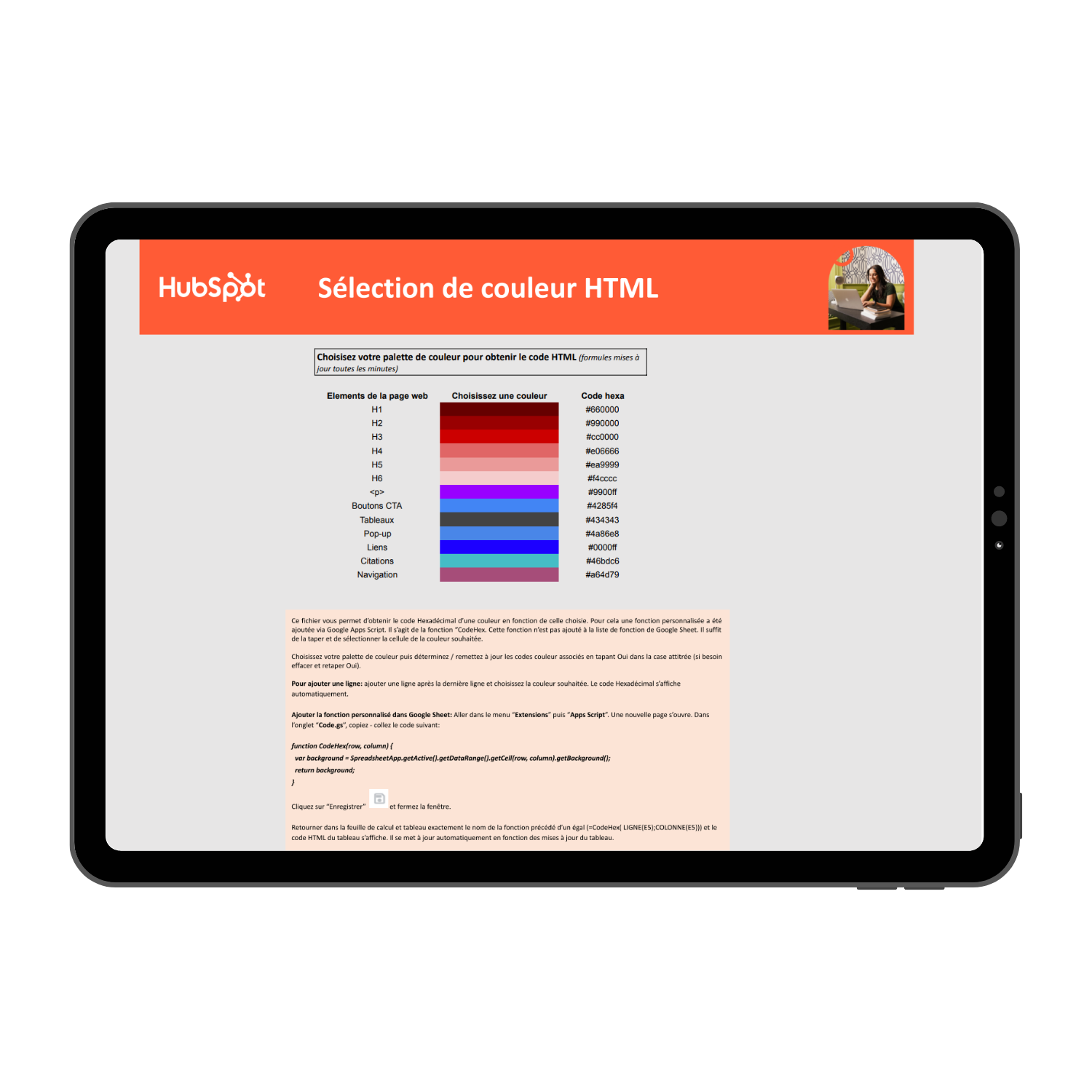 S lection de couleur html